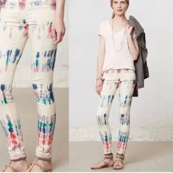 Mother Scaramouche Tie Dye Pants the looker - Picture 1 of 14